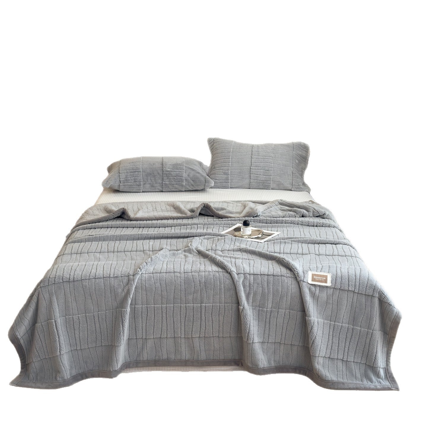 Luxury Heavyweight Yunxi Double-Sided Blanket - Thick - Bedspread with Geometric Jacquard Patterns, Soft Suitable for for Bed Sizes, Modern Bedding for,, Dorm Room