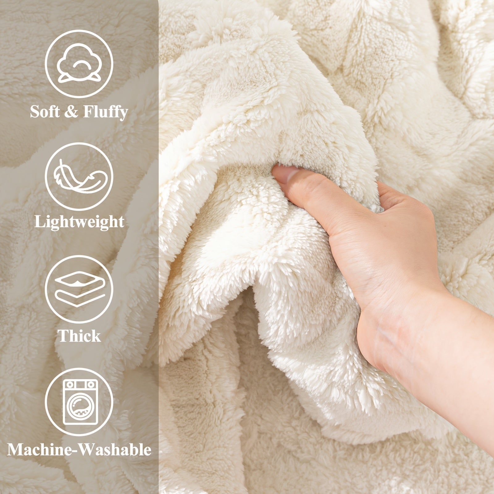 400-gram Velvet Fleece+ 160-gram Flannel Double-layer Blanket, Warm, Skin-friendly, Suitable for All Seasons, Winter Insulation Wonder, Available In Multiple Sizes, Simple And Elegant Design Multi-purpose Gift Friendly, Home Decor
