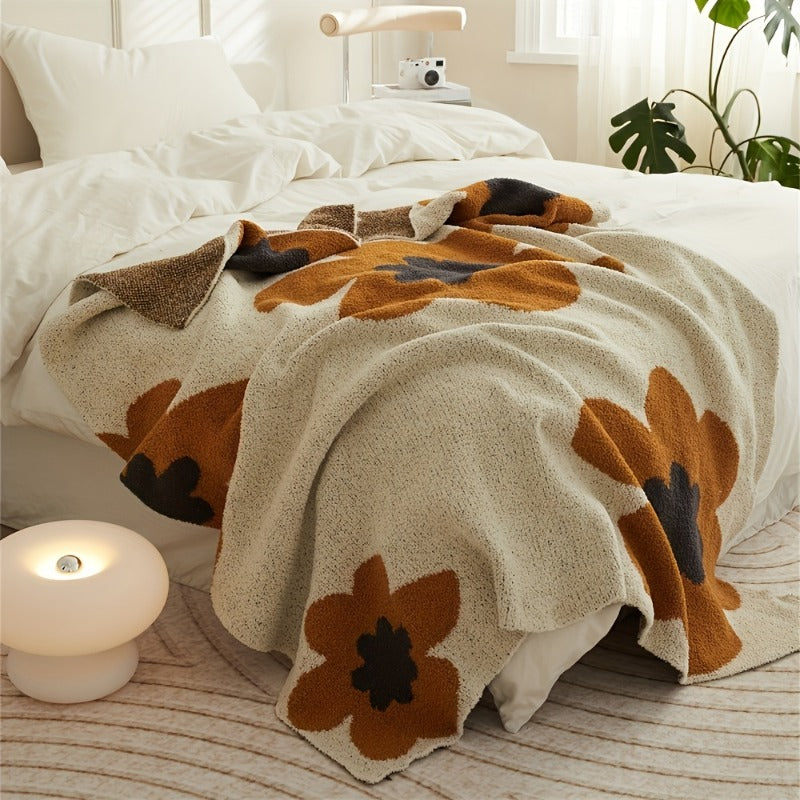 Single-User Ultra-Soft Nordic Blanket Suitable for - Cozy Imitation Bedspread, Sofa & Air Conditioner, Machine Washable Warm Nap Blanket