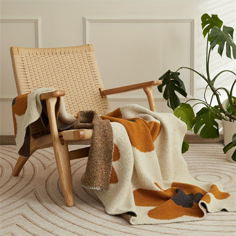 Single-User Ultra-Soft Nordic Blanket Suitable for - Cozy Imitation Bedspread, Sofa & Air Conditioner, Machine Washable Warm Nap Blanket